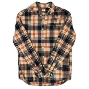 Uniqlo Flannel Checked Long-Sleeve S